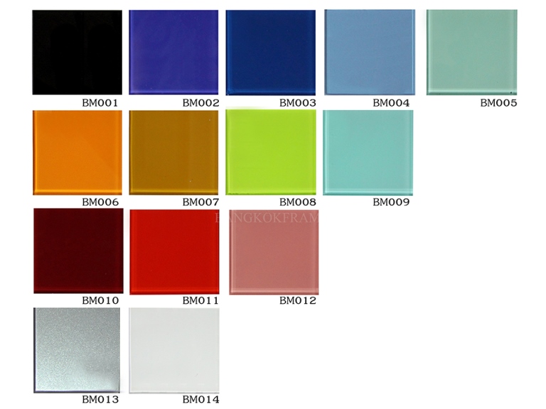 กระจกสีสำหรับทำบอร์ดเมจิก สั่งทำได้ทุกสีตามต้องการ